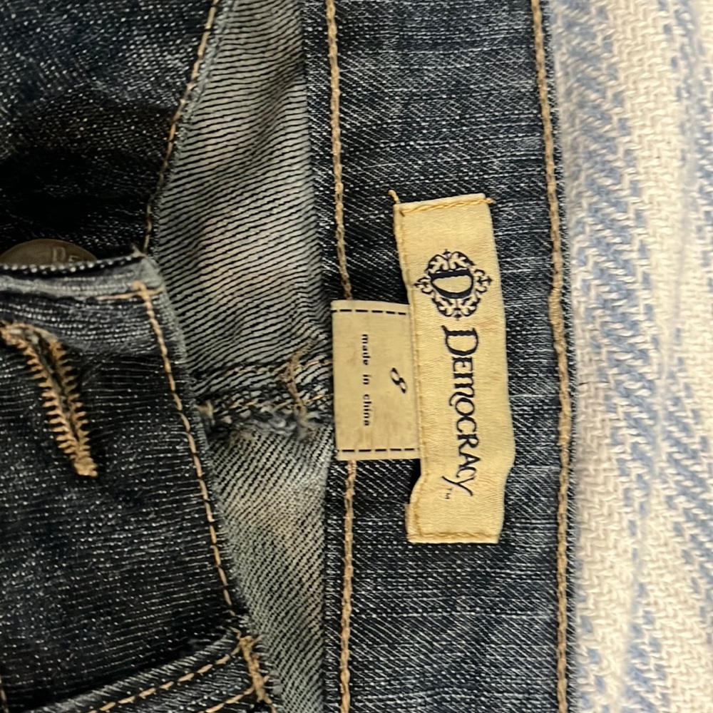 Democracy wide leg crop Jean
